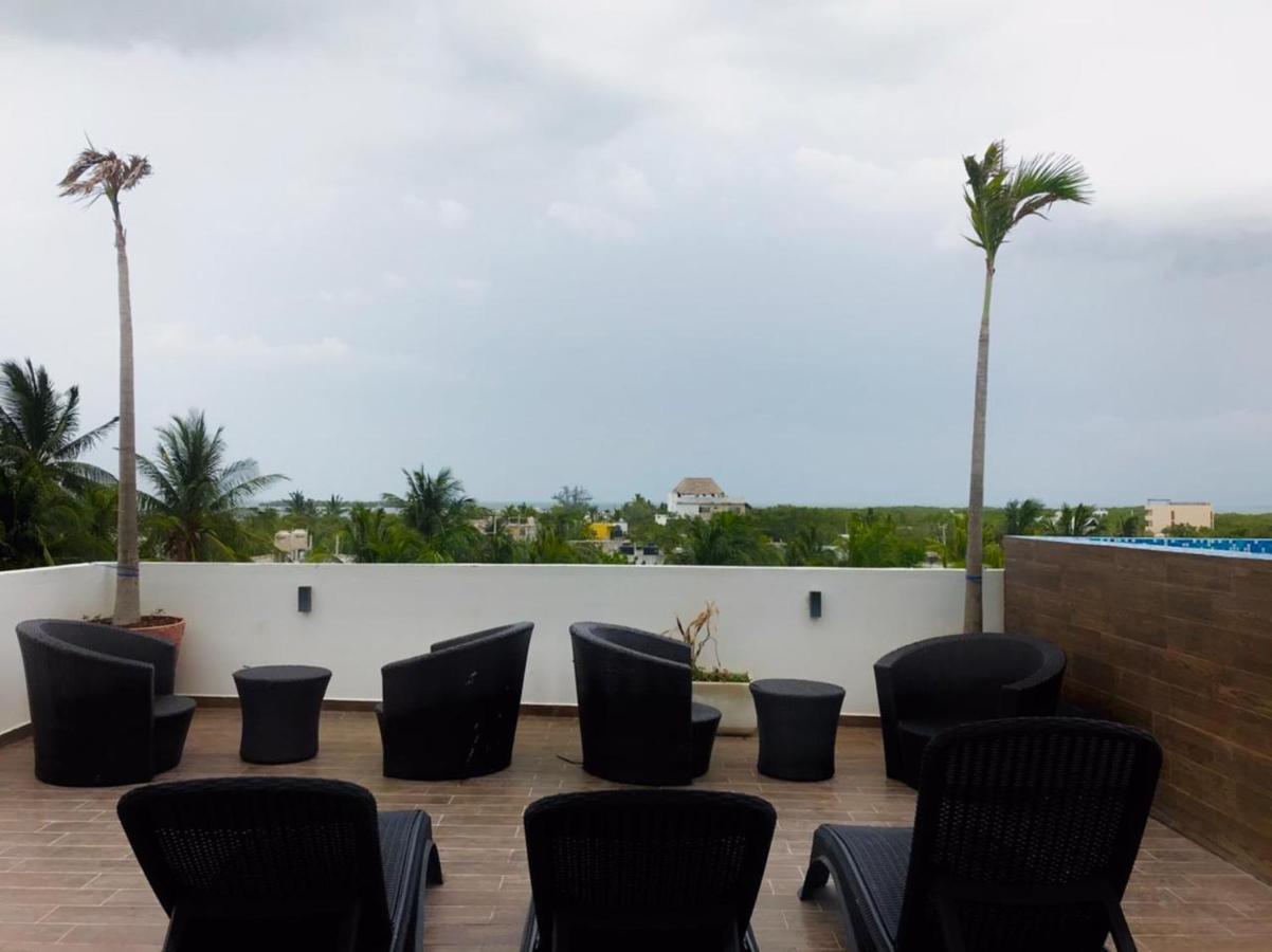 Hotel Mayari Holbox Bagian luar foto Rooftop view of the hotel
