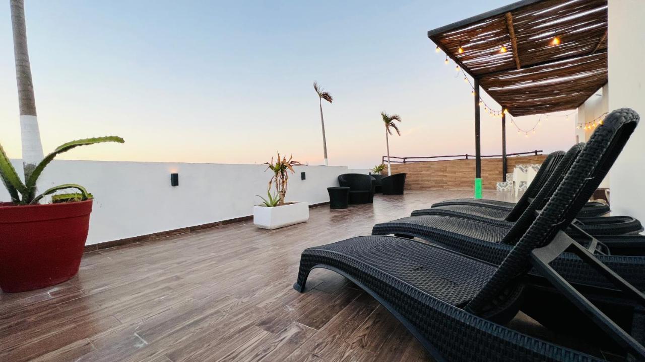 Hotel Mayari Holbox Bagian luar foto Rooftop at Hotel Habita